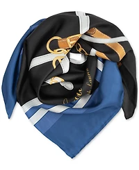 Lauren Ralph Lauren Modern Belting Square Silk Scarf