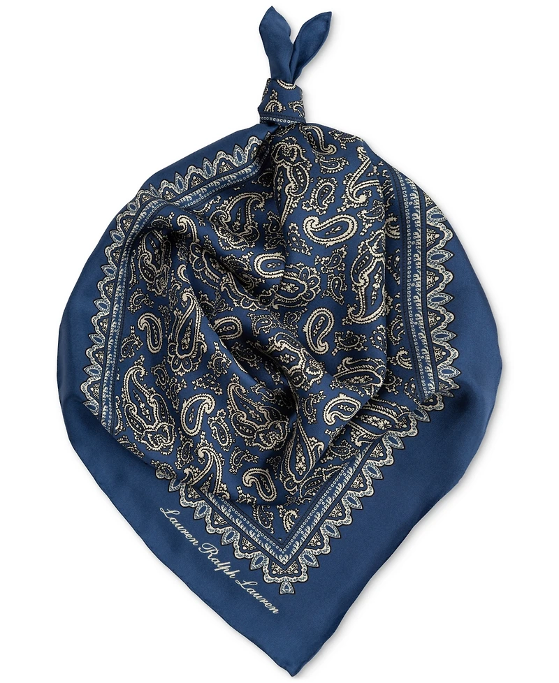 Lauren Ralph Lauren Fall Paisley Silk Bandana Scarf