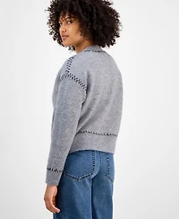 And Now This Women's Whip Stitch Button-Front Cardigan, Macy's Exclusive