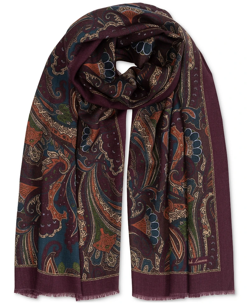 Lauren Ralph Lauren Oversized Paisley Oblong Scarf