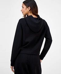 And Now This Women's Speckled Knit Hooded Sweatshirt, Macy's Exclusive