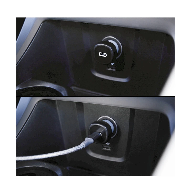 Ventev 30W Ultrafast Usb C Universal Car Charger-Gray