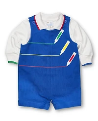 Florence Eiseman Baby Boys French Terry Shortall With Markers