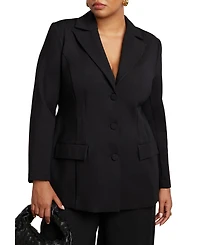 Eloquii Women's Plus Ultimate Nipped Waist Blazer
