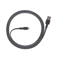 Ventev Flat Usb A to Micro Usb High Speed Tangle-Free 6 Foot Cable-Gray