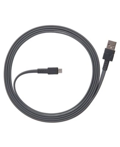 Ventev Flat Usb A to Micro Usb High Speed Tangle-Free 6 Foot Cable-Gray