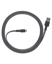 Ventev Flat Usb A to Micro Usb High Speed Tangle-Free 6 Foot Cable-Gray