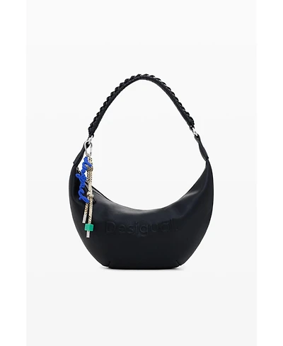 Desigual Women's Medium faux leather bag with 3D logo