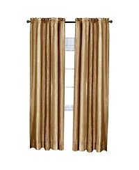 GoodGram Ombre Crushed Satin Sheer Single Window Curtains & Valances - 50 in. W x 84 L, Sage