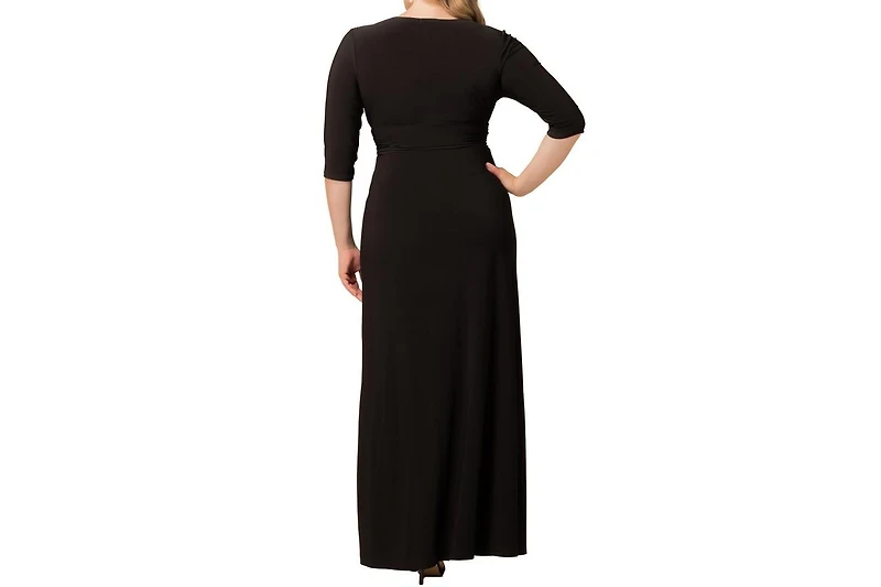 Kiyonna Women's Plus Evening Romance Long Gown