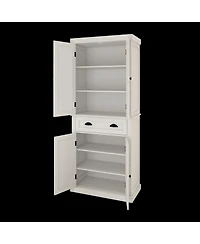 Casainc 71" Tall Storage Cabinet With Drawer, 4 Doors and Adjustable Shelves for Kitchen or Laundry