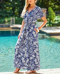 Cupshe Women's Ready to Roll Tropical Jumpsuit