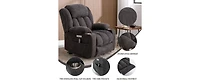 Power Lift Recliner Chair Recliners for Elderly with Heat and Massage Recliner Chair for Living Room with Infinite Position and Side Pocket,Usb Charge