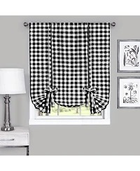 GoodGram Buffalo Check Gingham Custom Window Curtain Treatments