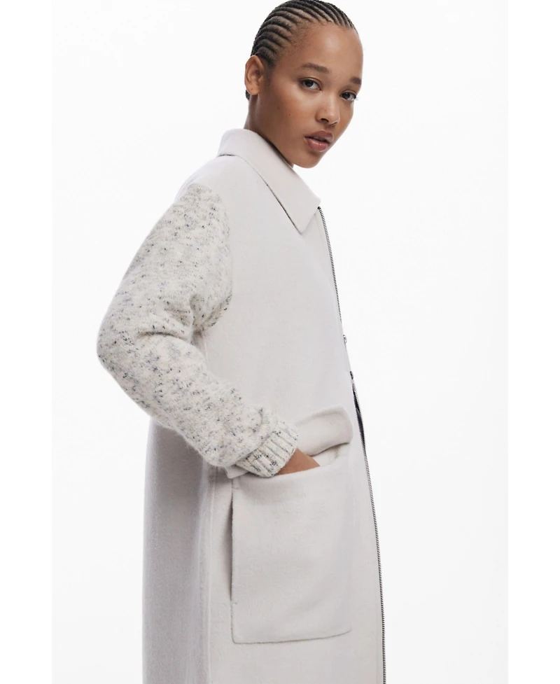 Desigual Women's Light combined cloth coat