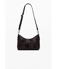 Desigual Women's Small textured floral crossbody bag