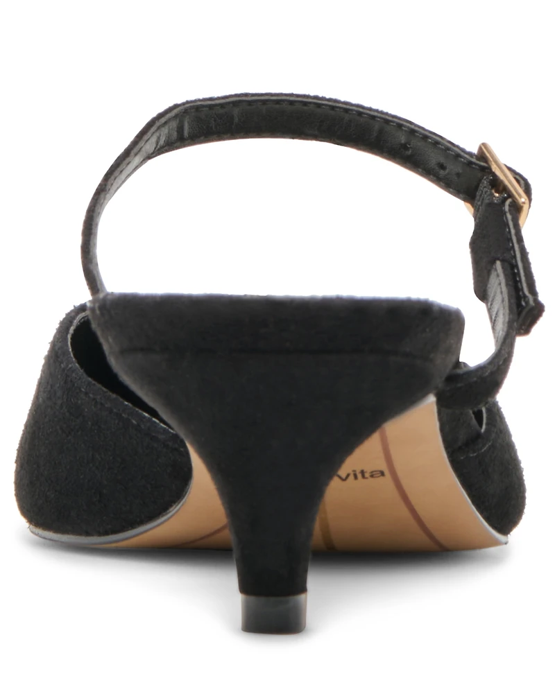 Dolce Vita Women's Morgen Two-Piece Kitten-Heel Mule Pumps