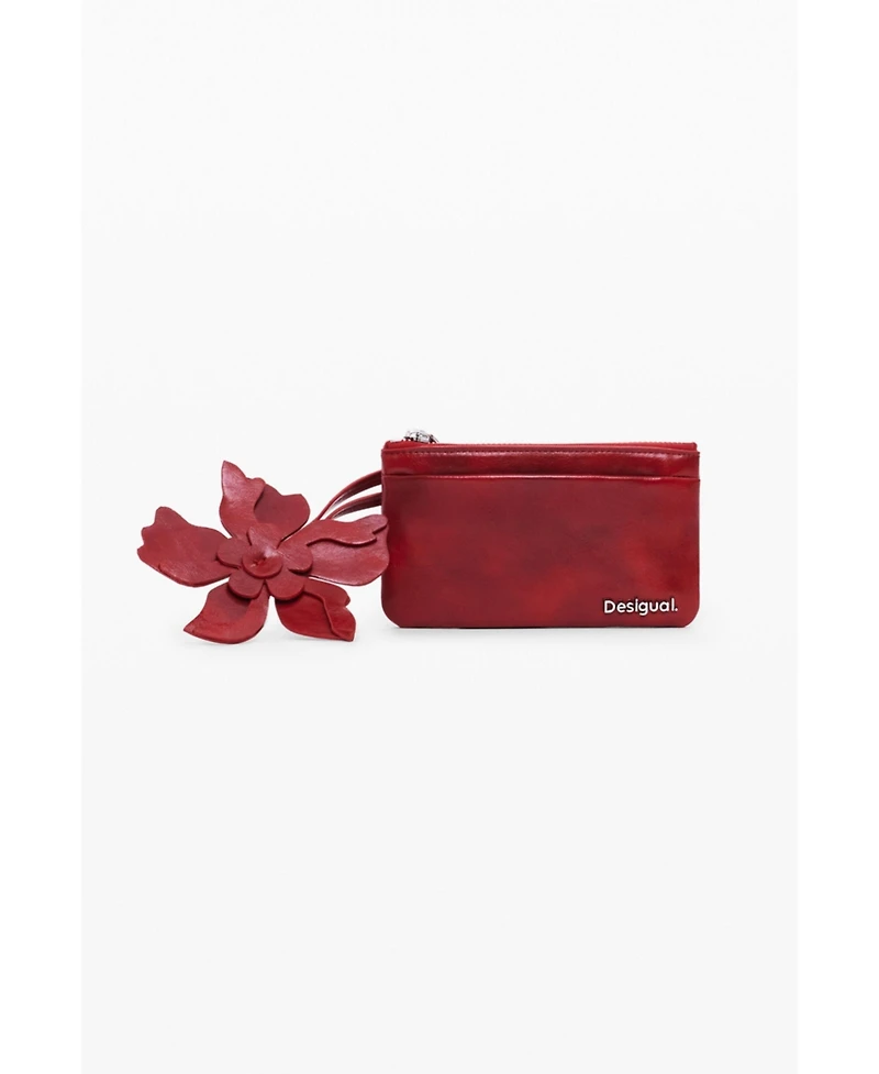 Desigual Women's Small shiny leather-effect cardholder