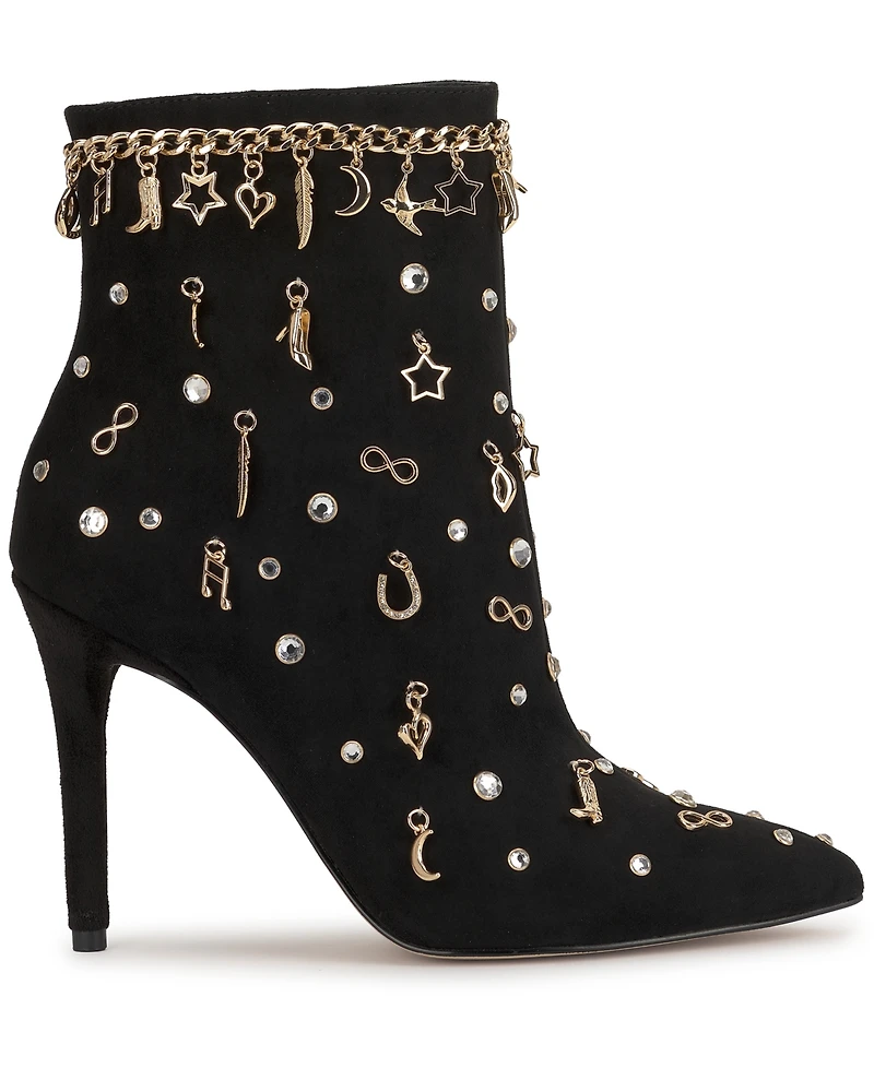 Jessica Simpson Women's Anniversary Collection Lupire Stiletto Charm Dress Booties