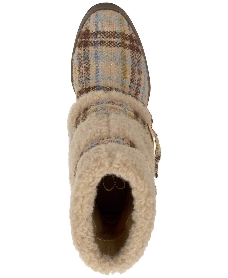 Jessica Simpson Women's Meztyn Cozy Wedge Booties