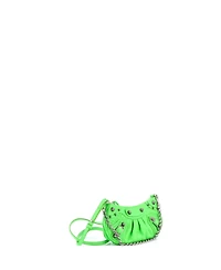 Pre-Owned Balenciaga Xs Le Cagole Giant Studs Chain Shoulder Bag Leather