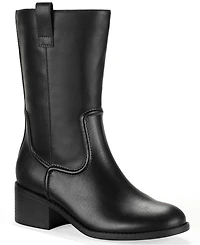 Style & Co Women's Inezz Mid Shaft Faux-Leather Boots, Macy's Exclusive