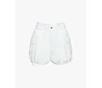 WeWoreWhat Women's Cargo Balloon Short