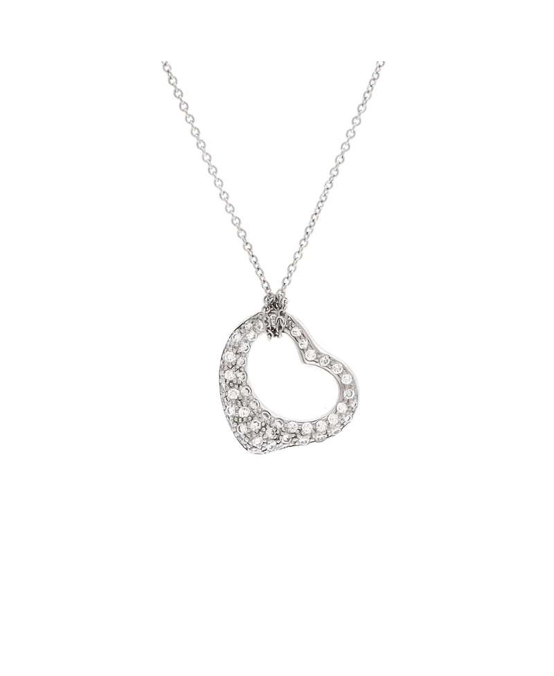 Pre-Owned Tiffany & Co. Elsa Peretti Open Heart Pendant Necklace