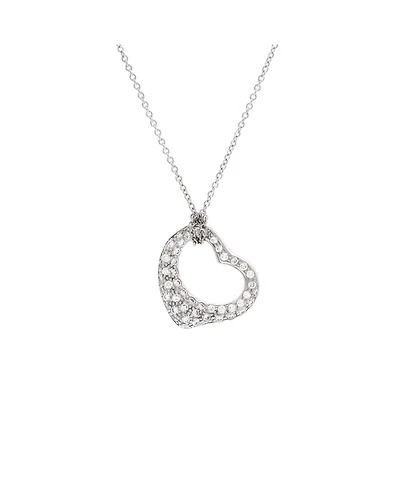 Pre-Owned Tiffany & Co. Elsa Peretti Open Heart Pendant Necklace