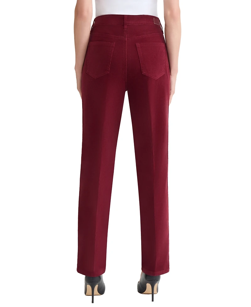 Jones New York Women's Fly Front Lexington Straight Jeans