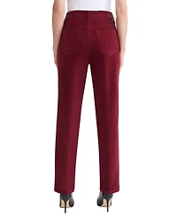 Jones New York Women's Fly Front Lexington Straight Jeans