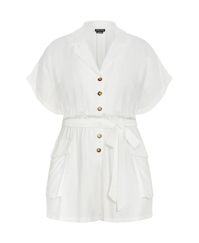 City Chic Women's Jade Playsuit
