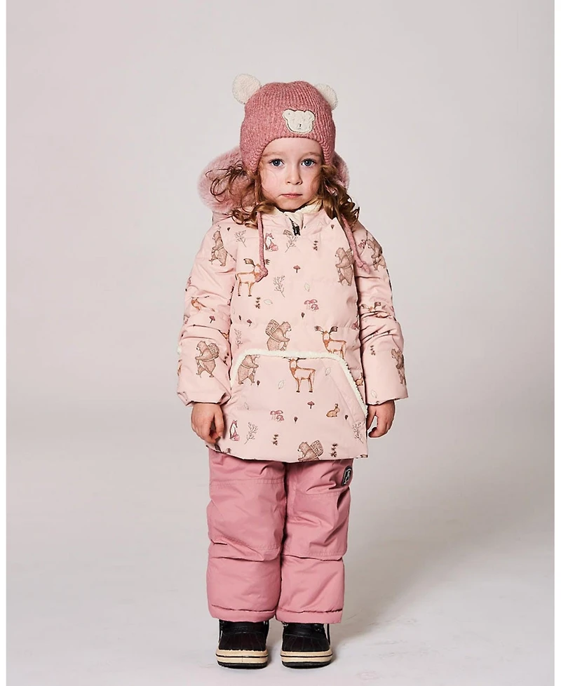 Deux par Baby Girls Two-Piece Snug Snowsuit Dusty Pink - Baby|Toddler