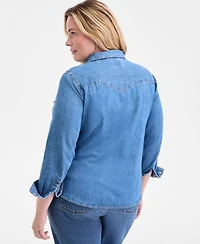 Levi's Trendy Plus Essential Western Cotton Shirt