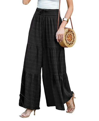 Cupshe Women's Wind Down Black Pants