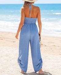 Cupshe Women's Fresh Slate Blue Jumpsuit