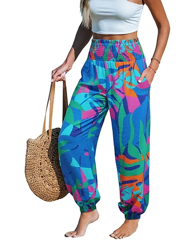 Cupshe Women's Sunset Plans Tropical Pants