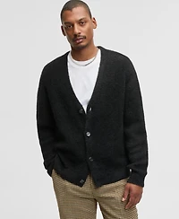 Mode of One Men's Boxy-Fit Eyelash Cardigan, Macy's Exclusive