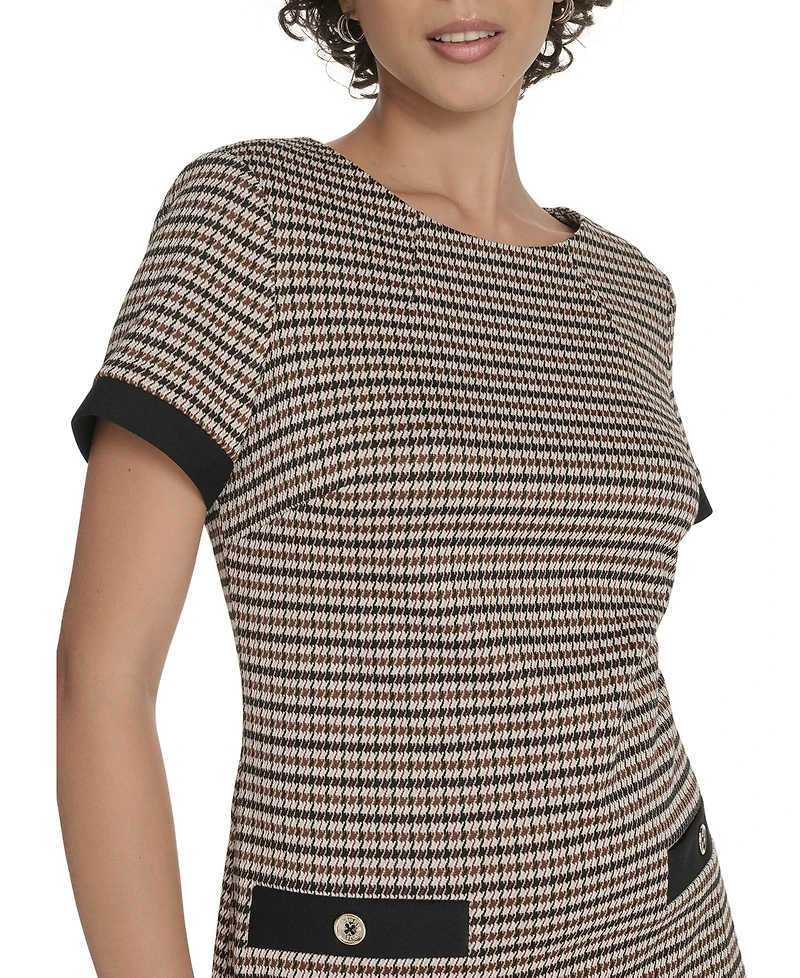 Tommy Hilfiger Petite Crewneck Short-Sleeve Shift Dress