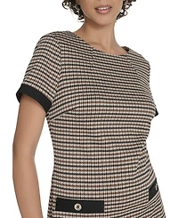 Tommy Hilfiger Petite Crewneck Short-Sleeve Shift Dress