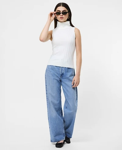 French Connection Women's Turtle Neck Top