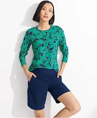 Lands' End Women's SunShade Upf 50 9" Board Shorts with Panty