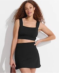 Lands' End Women's Long Chlorine Resistant Tummy Control Swim Skirt Bottoms
