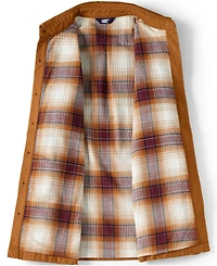 Lands' End Men's Lined Waffle Shirt Jacket