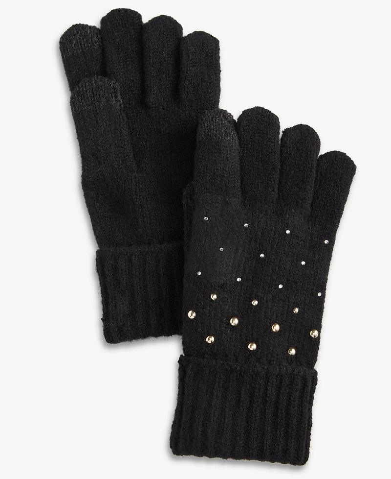 I.n.c. International Concepts Solid Studded Gloves, Macy's Exclusive