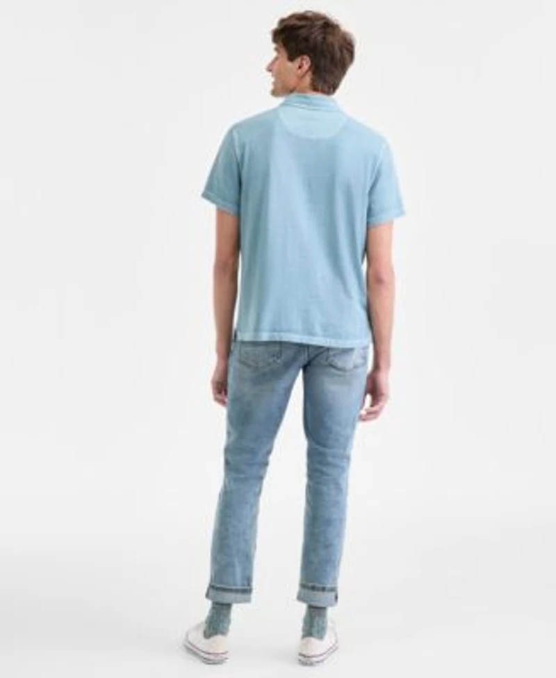 Sun Stone Mens Sun Faded Short Sleeve Polo Shirt Durango Straight Fit Jeans Exclusively At Macys