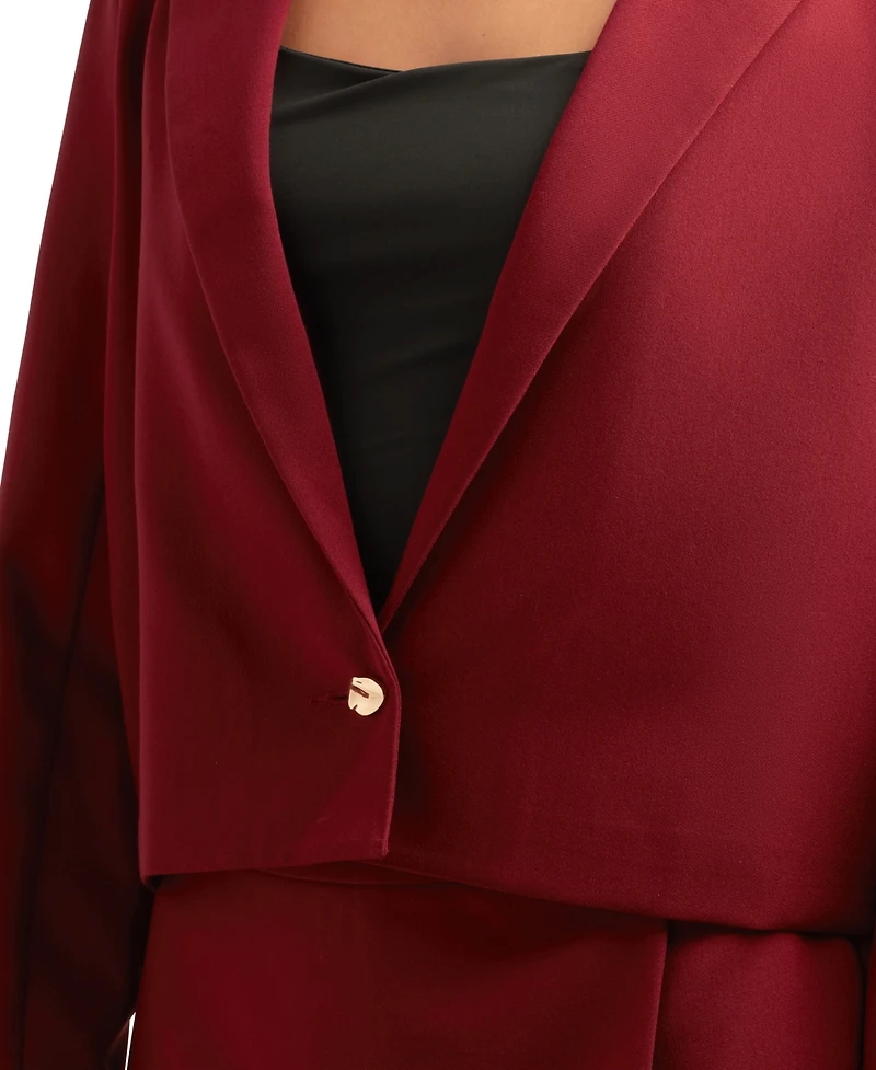 Bcx Juniors Soft Stretch Twill Long-Sleeve Jacket