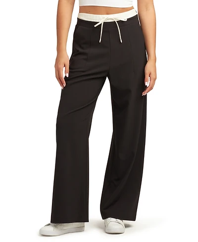 Bcx Juniors Heather High-Rise Pull-On Pants