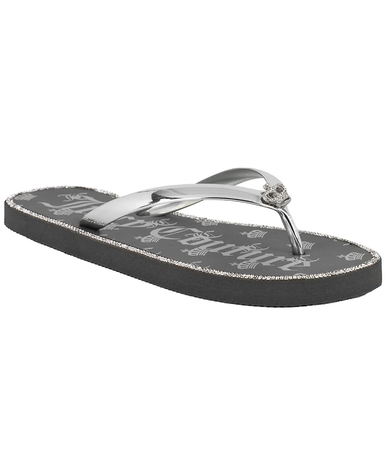 Juicy Couture Women's Shamrock Flip Flops