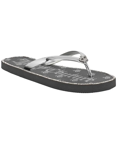 Juicy Couture Women's Shamrock Flip Flops